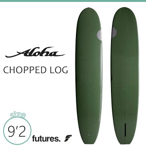 25 ALOHA SURFBOARDS An T[t{[h `bvO Z[W t[`[ O{[h  CHOPPED LOG 9f2 PU FUTURE T[tB }X|[c 2025N {Ki