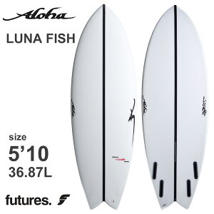 25 ALOHA SURFBOARDS An T[t{[h LUNA FISH 5f10 EPS G|LV SHADOW FORCE 4fin Futures 2025N {Ki