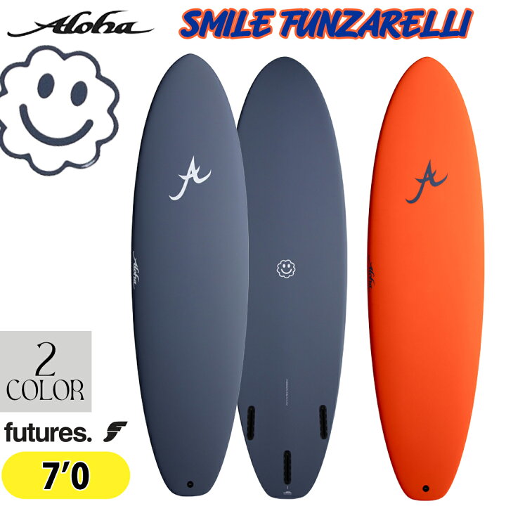 楽天市場】25 ALOHA SURFBOARDS アロハ サーフボード SMILE FUNZARELLI 