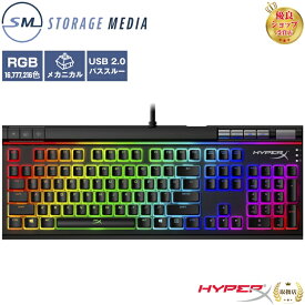 HyperX Alloy Elite 2 HKBE2X-1X-US/G 0740617303735 メカニカルゲーミングキーボード ブラック ハイパーエックス RGB eスポーツ