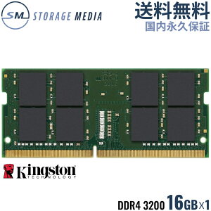 y݌ɌzLOXg KVR32S22D8/16 m[gPCp 16GBx1 DDR4 3200MHz CL22 1.2V Unbuffered Non-ECC S.O.DIMM PC4-25600 260s ivۏ