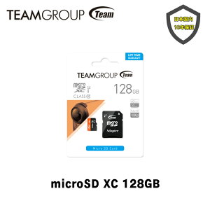y񂹁zTEAM Micro SDXC UHS-I 128GB CLASS10 R:80MB/s W:20MB/s microSDJ[h SDA_v^t microSD TUSDX128GUHS03-EC