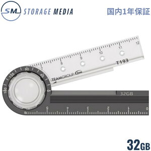 y񂹁zTEAM USB T193 32GB USB3.2 Gen1 R:90MB/s W:35MB/s K [y RpX x }Olbg TT19332GF01-EC