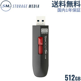 TEAM USBメモリ C212 512GB USB3.2 Gen2 Type-A R:600MB/s W:500MB/s TC2123512GB01-EC