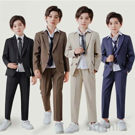 【送料無料】入学式 男の子 小学生 小学校 男子 キッズ 子供 卒業式 キッズスーツ フォーマル キッズスーツ 子供スーツ フォーマルスーツ セット 表演 司会 宴席 お祝い会 七五三 結婚式ゲスト 結婚式 お受験 冠婚葬祭 発表会 ファミリー写真 110 120 130 140 150 160cm