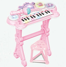子供向け電子ピアノピアノトイピア 子供ピアノ ピアノ おもちゃ おもちゃのピアノ 子供用 キッズ (光る ミニピアノ マイク付き 電子 キーボード 録音 多機能 知育玩具) 【誕生日 こどもの日 クリスマス プレゼント】