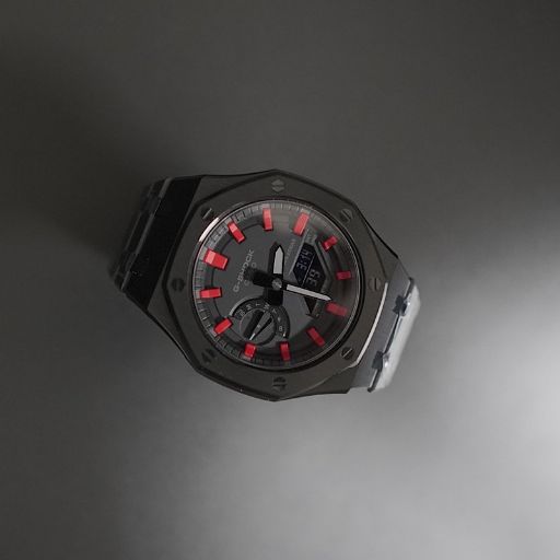G-shock GA-2100-1A1 カスタム カシオーク オリジナル ブラック 第3世代 腕時計 | STRAP 24