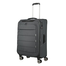 公式ショップ トラベライト【Skaii】L 驚きの軽さ! ソフトキャリー 布製 スーツケース 大型 大容量 長期旅行 留学超軽量 国内正規品 通勤 通学 出張 帰省 ビジネス アウトドア オンオフ兼用 カジュアル 98L 2.9kg