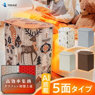 即納→SS直営保証30%OFFクーポンあり！【TOKAIZ公式店】正規品 パネルヒーター 足元 5面 省エネ 2026 タ…