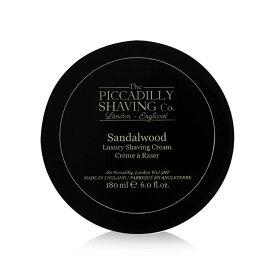 【月間優良ショップ】 The Piccadilly Shaving Co. Sandalwood Luxury Shaving Cream 180g/6oz【海外通販】