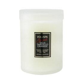 【月間優良ショップ】 ボルスパ Voluspa Small Jar Candle - Spiced Goji Tarocco Orange 156g/5.5oz【海外通販】