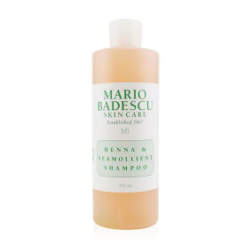 【月間優良ショップ】 マリオ バデスク Mario Badescu ヘナ & シーモリエント シャンプー(オールヘアタイプ) 472ml/16oz【海外通販】