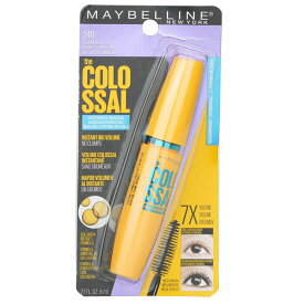 メイベリン Maybelline ボリューム エクスプレス ザ コロッサル ウォータープルーフ マスカラ - #グラム ブラック 8ml/0.27oz【海外通販】