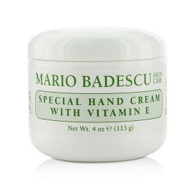 【月間優良ショップ】 マリオ バデスク Mario Badescu スペシャル ハンド クリーム ウイズ ビタミン E - For オール スキン タイプ 113g/4oz【海外通販】