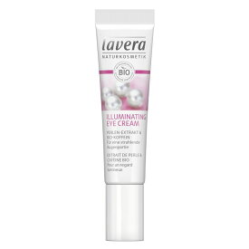 ラヴェーラ Lavera オーガニック パール エキス & カフェイン イルミネーティング アイ クリーム 15ml/0.5oz【海外通販】