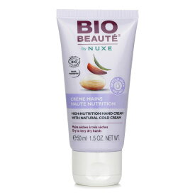 【月間優良ショップ】 ニュクス Nuxe Bio Beaute By Nuxe High-Nutrition Hand Cream With Natural Cold Cream (For Dry To Very Dry Hands) 50ml/1.5oz【海外通販】