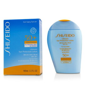 資生堂 Shiseido アルティメット サン プロテクション ローション ウェットフォース For フェース & ボディー SPF 50+ - For Sensitive Skin & Children 100ml/3.3oz【海外通販】