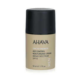 アハバ Ahava タイムトゥエナジャイズ エイジコントロール モイスチャライジングクリーム SPF15 50ml/1.7oz【海外通販】