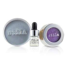 【月間優良ショップ】 スティラ Stila マグニフィセント メタル ホイル フィニッシュ アイ シャドウ ウィズ ミニ ステイ オール デイ リキッド アイ プライマー - # Metallic Violet 2pcs【海外通販】