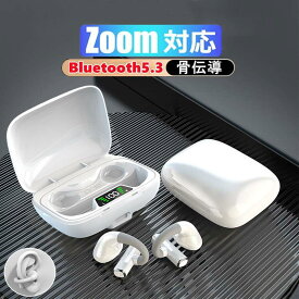 骨伝導イヤホン ごレビューで特典GET！Bluetooth5.3 高音質 骨伝導イヤホン 生活防水 会議/在宅勤務/散歩/スポーツにおすすめ 快適 音漏れ防止耳掛け式 骨伝導イヤホン ワイヤレスイヤホン 骨伝導 ヘッドホン Bluetooth イヤホン マイク付き ワイヤレス イヤホン スポーツ