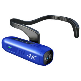4K 30FPS ヘッドマウントカメラ ウェアラブル WiFi ビデオカメラ ビデオカメラ ウェブカメラ 120° 広角レンズ 手ぶれ防止 内蔵バッテリー Vlog ビデオ録画用の APP コントロール