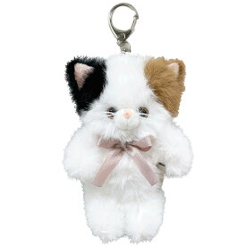【ゆうパケット24】ぬいぐるみキーホルダー マスコット キーホルダー 猫 ストラップ チャーム ぬいぐるみ ネコ 人形 小さめ 可愛い おしゃれ 三毛猫 プレゼント ギフト 女性 子供 クリスマス 誕生日