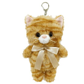 キーホルダー ぬいぐるみ 猫 マスコット ストラップ チャーム 白 黒 茶トラ ハチワレ 三毛猫 ネコ 人形 大きめ 可愛い おしゃれ ねこ グッズ 雑貨【宅配便100】