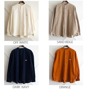 y25AW VFׁzDANTONi_gjR[fC ohJ[Vc BAND COLLAR SHIRT L/Si#DT-B0290 MCDjVc/ohJ[Vc/ohJ[/R[fCVc/R[fC/Vcy