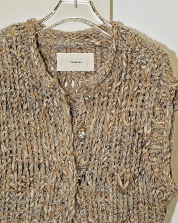 楽天市場】【2024AW】TODAYFUL（トゥデイフル）Mix Handknit Vest 