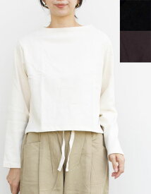 ORCIVAL（オーシバル／オーチバル） コットンロード クロップドTシャツ（♯B266）COTTON LOURD SOLIDトップス 長袖Tシャツ カットソー クロップドトップス 長袖【レディース】