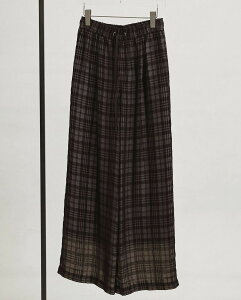 �y���[�z�y26SS�zTODAYFUL(�g�D�f�C�t��)Check Jacquard Pants�@�`�F�b�N�W���K�[�h�p���c�i12610710�j�{�g���X /�p���c/�`�F�b�N/�W���K�[�h/2026SS/26SS�@Life�fs�i���C�t�Y�j�y���f�B�[�X�z�y���K�i�z