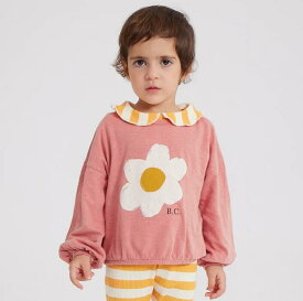 【SALE 40%OFF】【ベビー】BOBOCHOSES(ボボショセス)（ボボショーズ）BBaby Big Flower girl T-shirt ベビービッグフラワーTシャツ6.12.18m(223AB009)BOBO CHOSES/ベビースウェット/ベビートップス