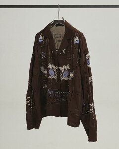 �y26SS�z�y���[�zTODAYFUL(�g�D�f�C�t��)Embroidery Patchwork Shirts �i12610428�j�G���u���C�_���[�p�b�`���[�N�V���c �g�b�v�X �V���c �G���u���C�_���[ �p�b�`���[�N �@�h�J�@2026SS Life�fs�i���C�t�Y�j