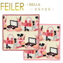メール便 送料無料 フェイラー ハンカチ 25×25 ベラ Bella Feiler Chenille Towel