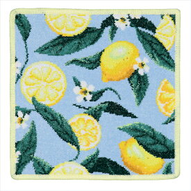 メール便 送料無料 フェイラー ハンカチ 25×25 レモン アンド リーブス LEMONS AND LEAVES Feiler Chenille Towel