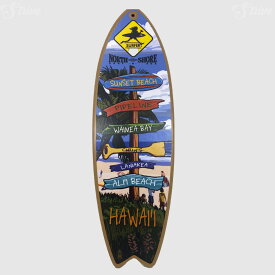 SURF-N-SEA サーフアンドシー ハワイアン雑貨 インテリア サーフアンドシー ビーチズサインウッドサインボード 看板 かんばん