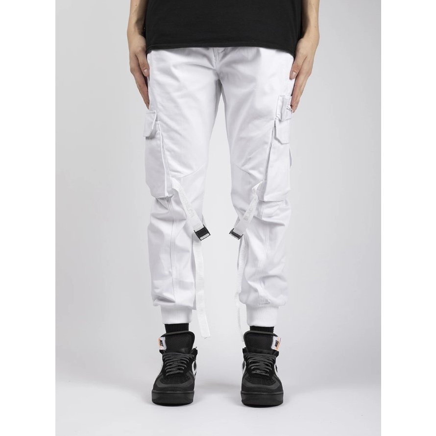 BLACKTAILOR ブラックテイラー パンツ カーゴパンツ メンズ C1 CARGO WHITE ホワイト 白 コットン | STROKE