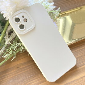 [ネコポス可] スマホケース 淡色 無地 オフホワイト iPhoneケース ( 12pro / 12pro max / 13 / 13pro / 13pro max ) 45120119