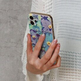 [セール] [ネコポス可] スマホケース 花柄 イラスト TPU ブルー iPhoneケース ( 7 / 8 / SE2 / 11 / 11Pro / 11Pro max / 12mini / 12 / 12pro / 12pro max / 13 / 13pro / 13pro max / 14 ) 45120536