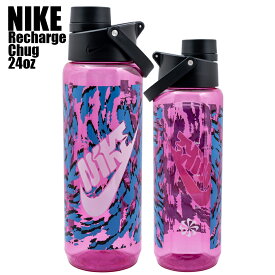 NIKE ウォーターボトル hy5017-660 水筒 700ml ランニング スポーツ 部活 クリアー プレイフルピンク ハイドレーション 24oz