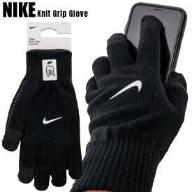 [ネコポス可※1枚まで] NIKE 手袋 メンズ トレーニング テックタッチ採用 アクリル 運動 部活 保温 軽量 ブラック M L cw1042