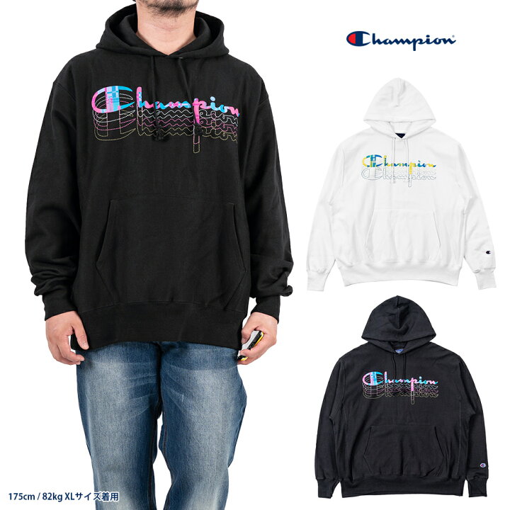 楽天市場】【セール】 Champion リバースウィーブ パーカー スクリプト 