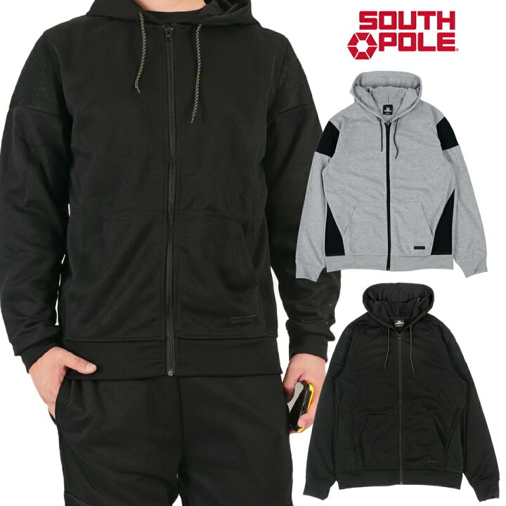 楽天市場】【セール】 SOUTHPOLE メンズ ジップパーカー 長袖 無地 b系 