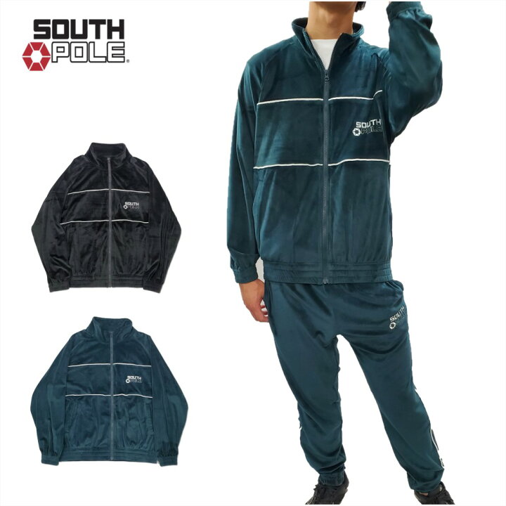楽天市場】【セール】 SOUTHPOLE ベロアジャケット メンズ パイピング