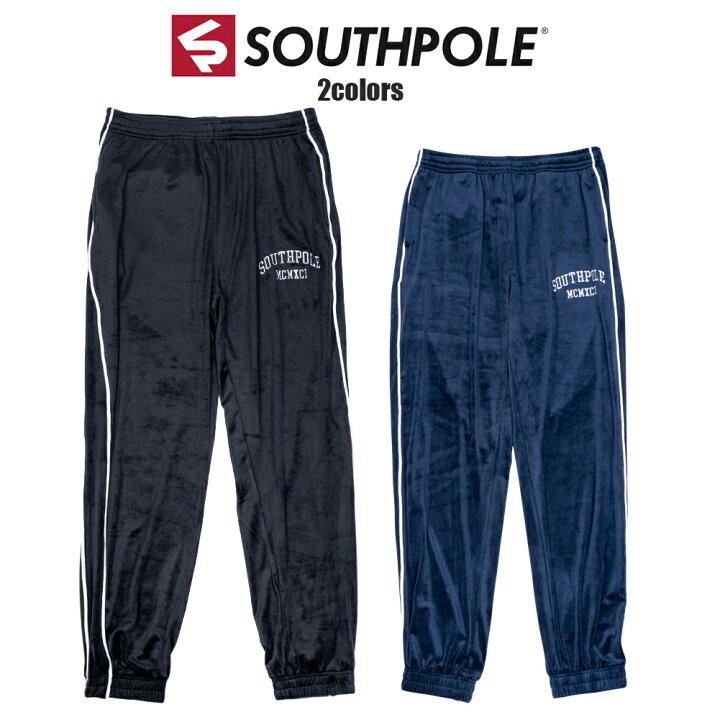 楽天市場】【スーパーセール】 SOUTHPOLE ベロアパンツ パイピング 