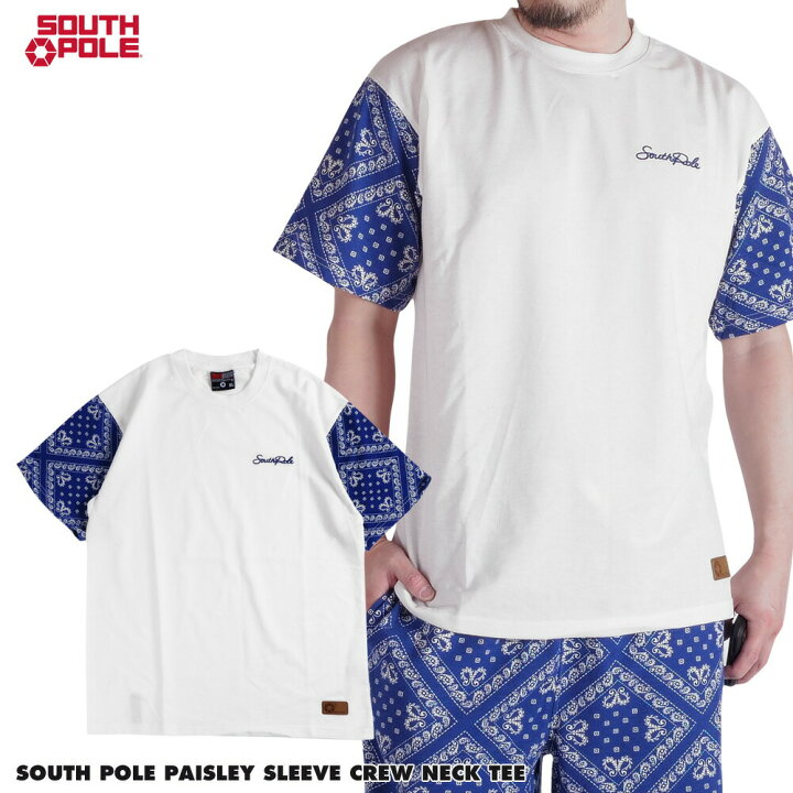 楽天市場】【セール】 SOUTHPOLE 半袖Tシャツペイズリー メンズ b系 