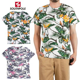 【セール】 SOUTHPOLE 半袖Tシャツ パームツリー メンズ b系 コットン 全2色 大きいサイズ インポート 正規品 91211055