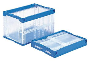 折りたたみ収納ボックス・折りたたみ収納ケース オリコン50B(透明)≪外寸:530x366x321mm≫※北海道、四国、九州、離島は別途送料掛かります【土日祝配送不可】