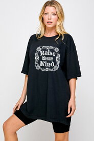 ILLUSTRATED SOCIETY イラストレイティッド ソサイエティ オーバーサイズ Tシャツ BLACK NEON PINK Sサイズ Mサイズ Lサイズ