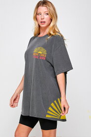 ILLUSTRATED SOCIETY イラストレイティッド ソサイエティ オーバーサイズ Tシャツ CHARCOAL Sサイズ Mサイズ Lサイズ
